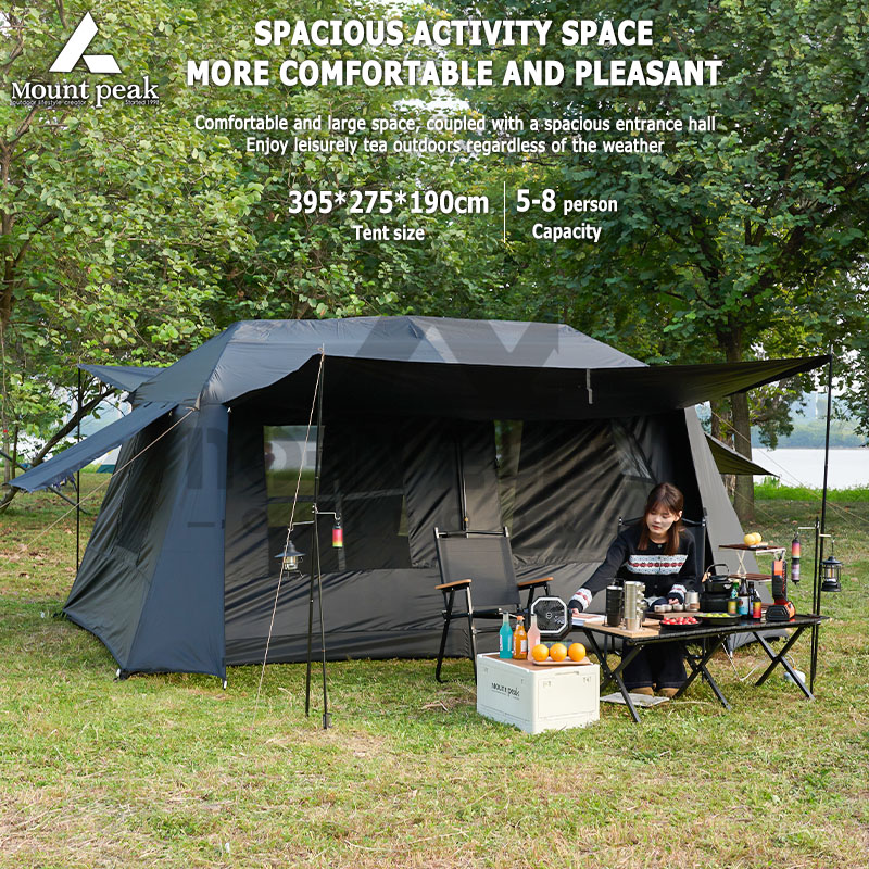 Emergency Mylar Tent - Namiot kempingowy automatyczny Mount Peak, duży,