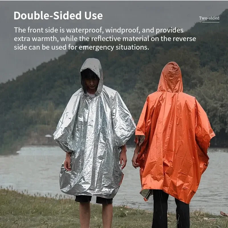 Aluminiowa, powlekana folią al – Emergency Poncho Rain recenzja i cena