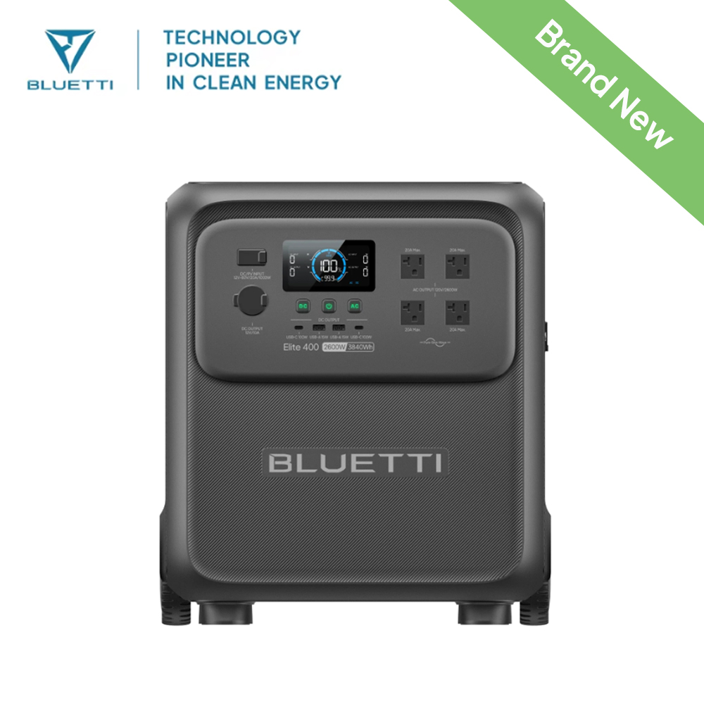 BLUETTI Elite 400 2600W 3840Wh – Solar Emergency Charger recenzja i cena