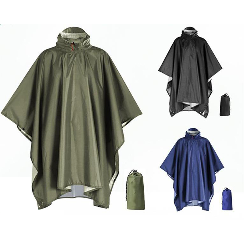Wytrzymałe ponczo przeciwdeszc – Emergency Poncho Rain recenzja i cena